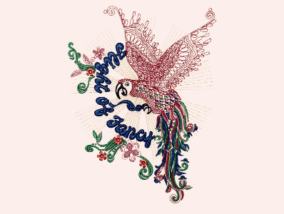 電腦繡花加工廠如何處理插針針法效果？